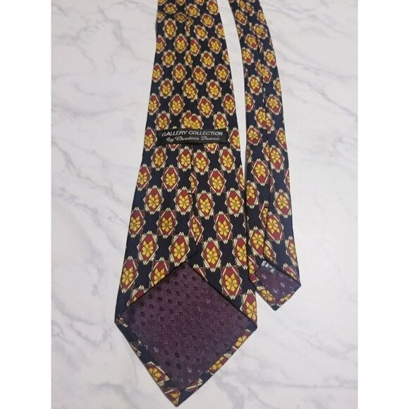 Gallery Collection by Christina Desiree Abstract Print100% Silk ‎ Men’s Necktie - Picture 10 of 10